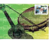 2005 Máx.Postal 250 Ano do Brasil na França - Música/Choro 31.459 Carimbo Salvador- BA