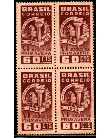 1954 C354 Quadra dos Sextos Jogos da Primavera - Rio de Janeiro - RJ 31.473 Nova