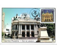 2009 Máx.Postal Não oficial - Centenário do Teatro Municipal do Rio de Janeiro 31.524