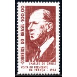 1964 C-518 Visita do General Charles de Gaulle 31.566 Mint