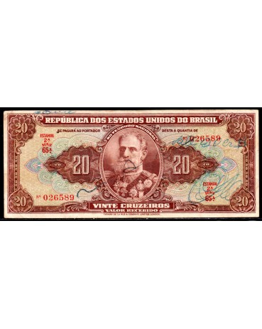 Brasil C083 Soberba 1950 Vinte Reais, Marechal Deodoro da Fonseca 31.619
