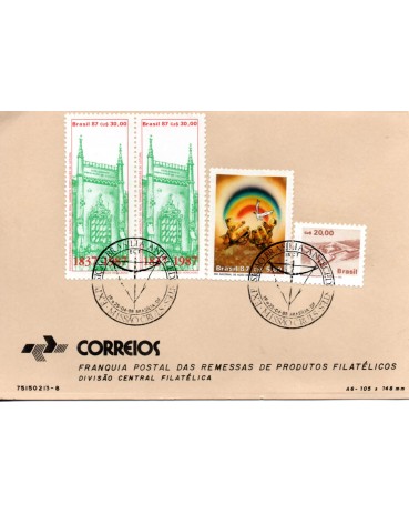 Franquia Postal 1988 Missão Cruls Brasília - DF 31.679