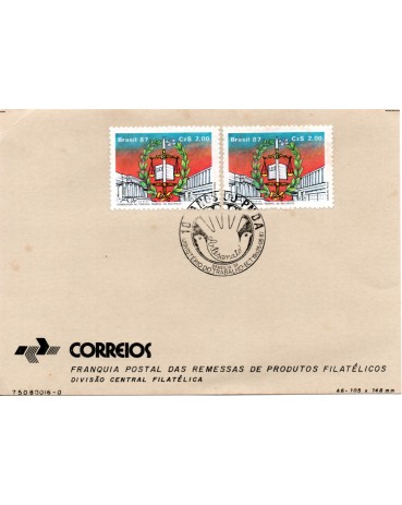 Franquia Postal  1987 10 Anos da PMDA, Brasília - DF 31.688