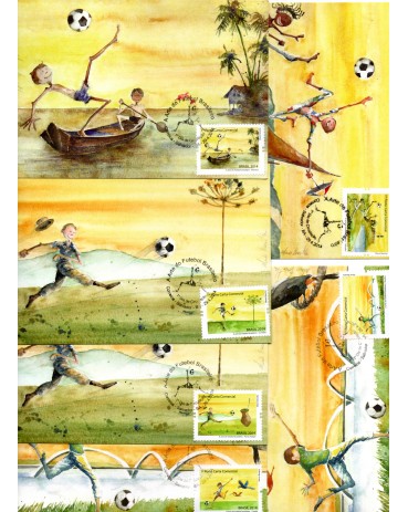 2014 Max. Postais 288 a 292A A Arte do Futebol Brasileiro 31.693