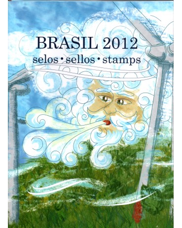 2012 Coleção Anual dos Correios 31.712 Muito Escassa " 64 comemorativos, 01 regular e 6 blocos"