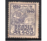 C157 Decênio do Governo de Getúlio Vargas 31.721 Côr cinza escuro no lugar de rôxo