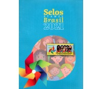 2021 Coleção Anual dos Correios, Incluindo o Bloco do Instituto Mackenzie (MUITO DIFÍCIL) 31.748