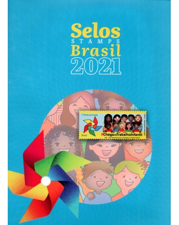2021 Coleção Anual dos Correios, Incluindo o Bloco do Instituto Mackenzie (MUITO DIFÍCIL) 31.748