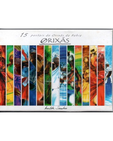 Encarte com 15 Postais Orixás,Pau Brasilis, Salvador - Bahia 31.776