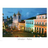 Postal do Pelourinho à noite - Emissão do Pau Brasilis 31.783