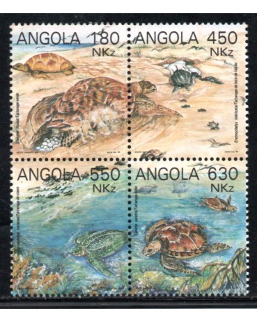 1993 Quadra selos Tartarugas 31.799 mint