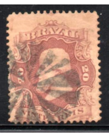 24 Dom Pedro II 31.910 Carimbado, Carimbo bem Procurado
