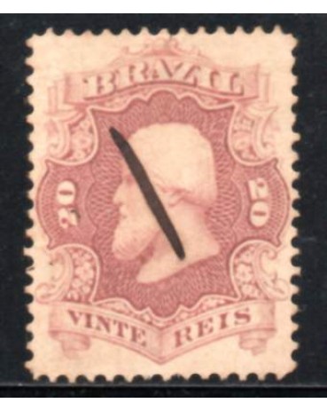 24 Dom Pedro II 31.911 Obliteração com risco