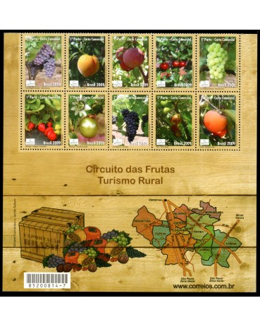 C2825/2834 Circuito das Frutas - Turismo Rural  31.932 Mint