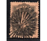28A Dom Pedro II Cinzento 31.960 Carimbo altamente procurado