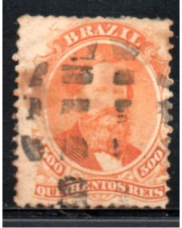 29 Dom Pedro II 31.963 Carimbo Diferenciado 