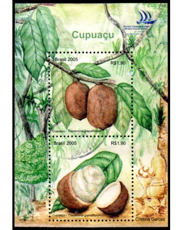 2005 B137 Cupuaçu-Sabor Exótico da Amazónia - Carimbado 31.994 O carimbo Poderá ser outro