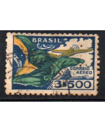 A037 Bandeira Nacional 32.007 Carimbado