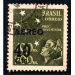 A053 Pró-Juventude 40 Centavos 32.008 Carimbado