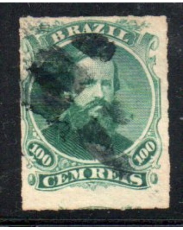 34A Dom Pedro II 32.029 Carimbado - Tipo II