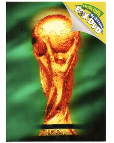 Postal Taça "Nessa Copa eu vou com Fox DVD" Publicitário 32.141 - RARÍSSIMO 