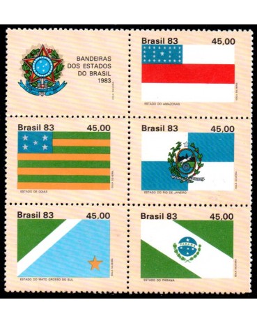 C1363/1367 Bandeiras dos Estados III 32.183 Mint