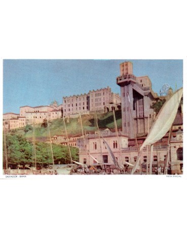 Elevador Lacerda, Veleiros, Pça Cairu 32.193 Postal bem antigo
