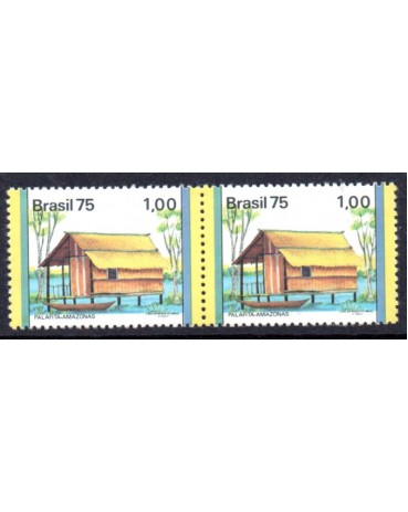 C882 Habitações no Brasil (O homem e o meio ambiente) Se-tenants 32.241 mint