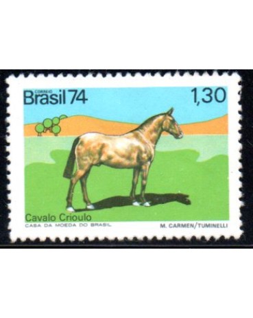 C865 Animais Brasileiros - Cavalo Crioulo 32.251 Mint