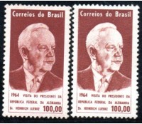 C512 Visita do presidente da república Federal Heinrich Lubke Alemã 35.530 - DESCOLORAÇÃO