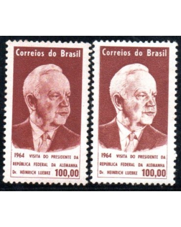 C512 Visita do presidente da república Federal Heinrich Lubke Alemã 35.530 - DESCOLORAÇÃO