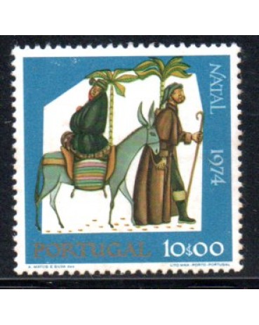 1974 Natal, novo com goma, sem marcas de charneira 35.618