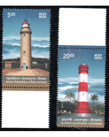 India 2009 e 2012 Faróis 35.657 mint