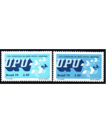 1979 C1105 XVIII Congresso da União Postal Universal "UPU" 35.668 Azul escuro