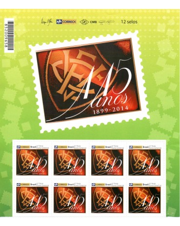PB004 Selo Personalizado Básico, 115 Anos do E.C.Vitória 35.672 Mint