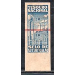 Tesouro Nacional - Selo de Autenticação com aba abaixo 35.774 variante