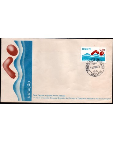 Fdc013/1973 Promoção ao esporte e da aptidão física  (Natação) 35.786