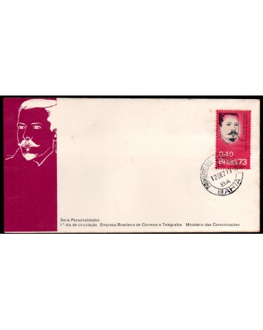 Fdc038/1973 Centenário do Nascimento de Pláscido de Castro 35.792