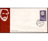 Fdc028/1973 Sesquicentenário do Nascimento de Antônio Gonçalves Dias 35.805 Carimbo BA