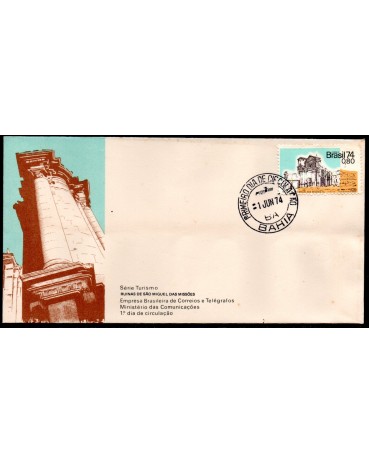 Fdc047/1974 Turismo - Ruinas de São Miguel das Missões 35.837