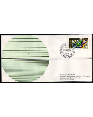 Fdc051/1974 Copa do Mundo 1974, Alemanha 35.842