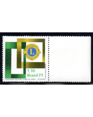 0978 Homenagem aos Lions Clube do Brasil 35.854 mint - com aba