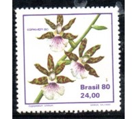 C1164 Orquídeas Brasileiras - Espamer 80 Exposição Filatélica da América e Europa - Madrid, Espanha - 35.863 Mint