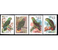 C1166/1169Fauna Brasileira Psítacideos - VII Lubrapex - Portugal 35864 mint