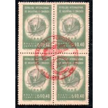 1948 C237 Exposição Internacional de Indústria e Comércio - Hotel Quitandinha - Petrópolis - RJ - Carimbo vermelho 35.875