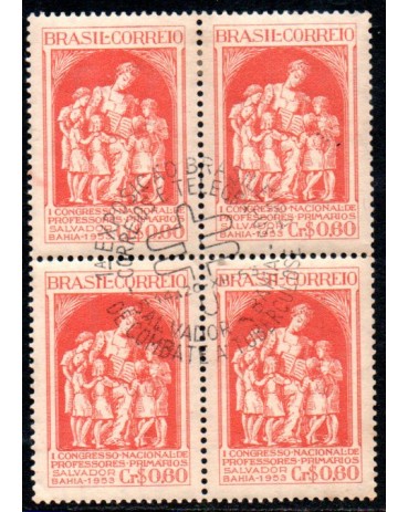 1953 C324 1º Congresso Nacional de Prof. Primários - Salvador - Bahia 35.887