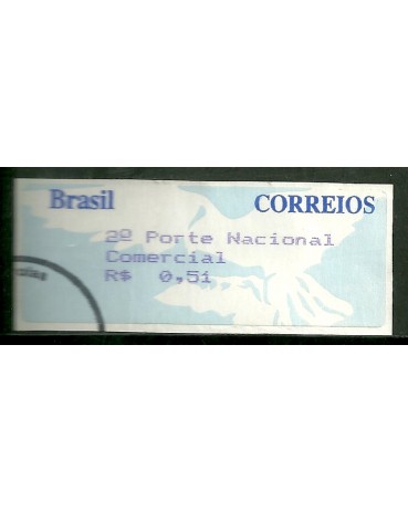 SE-10A CARIMBADO - POMBA BRANCA- PESSOA JURÍDICA 2º 1997 - PORTE R$0,51 - 2793  Carimbado 