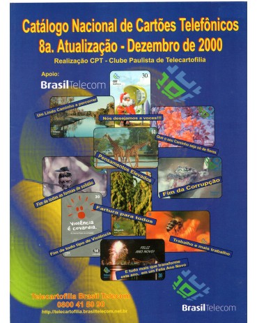 Catálgo Nacional de Cartões Telefônicos - 8ª Atualização 0 Dezembrfo de 2000 Nova 35.962