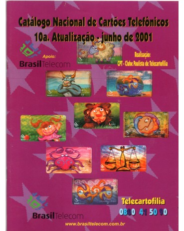 Catálgo Nacional de Cartões Telefônicos -10ª Atualização - Junho de 2021 Nova 35.963