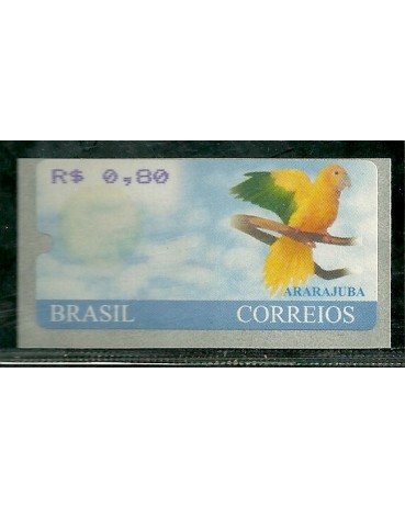 SE24 Selo Etiqueta Ararajuba 2000 -  0,80 - 2797 Mint